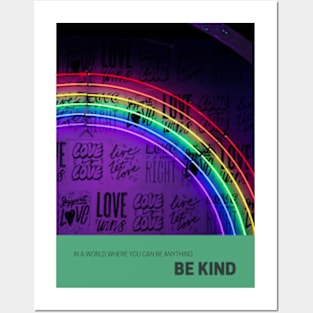 BE KIND Posters and Art